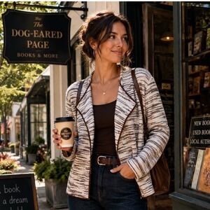 Style & Co Petite Open Front Cardigan PXL NWT Cotton Blend